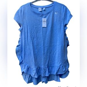 GAP Kids Shoulder Ruffle Tee